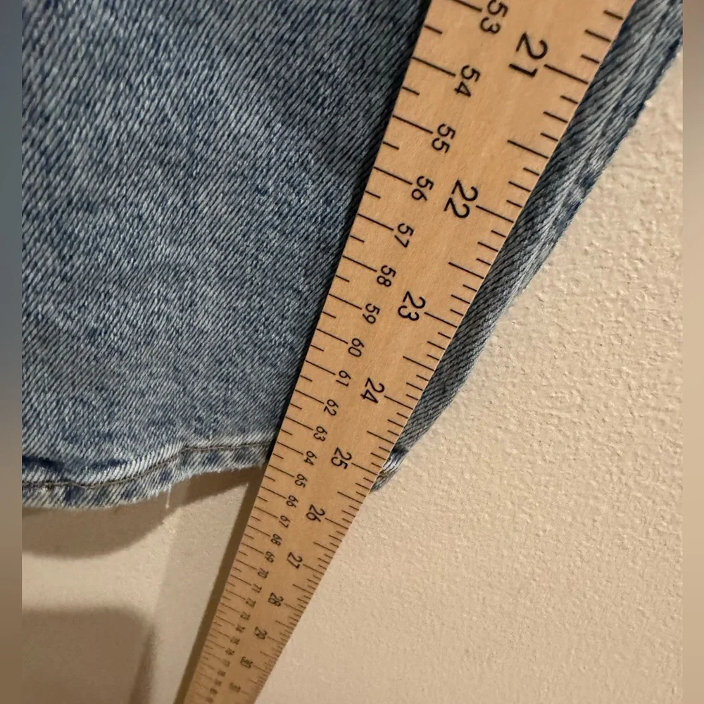 Agolde‎ high waist button fly skinny distress size 23
